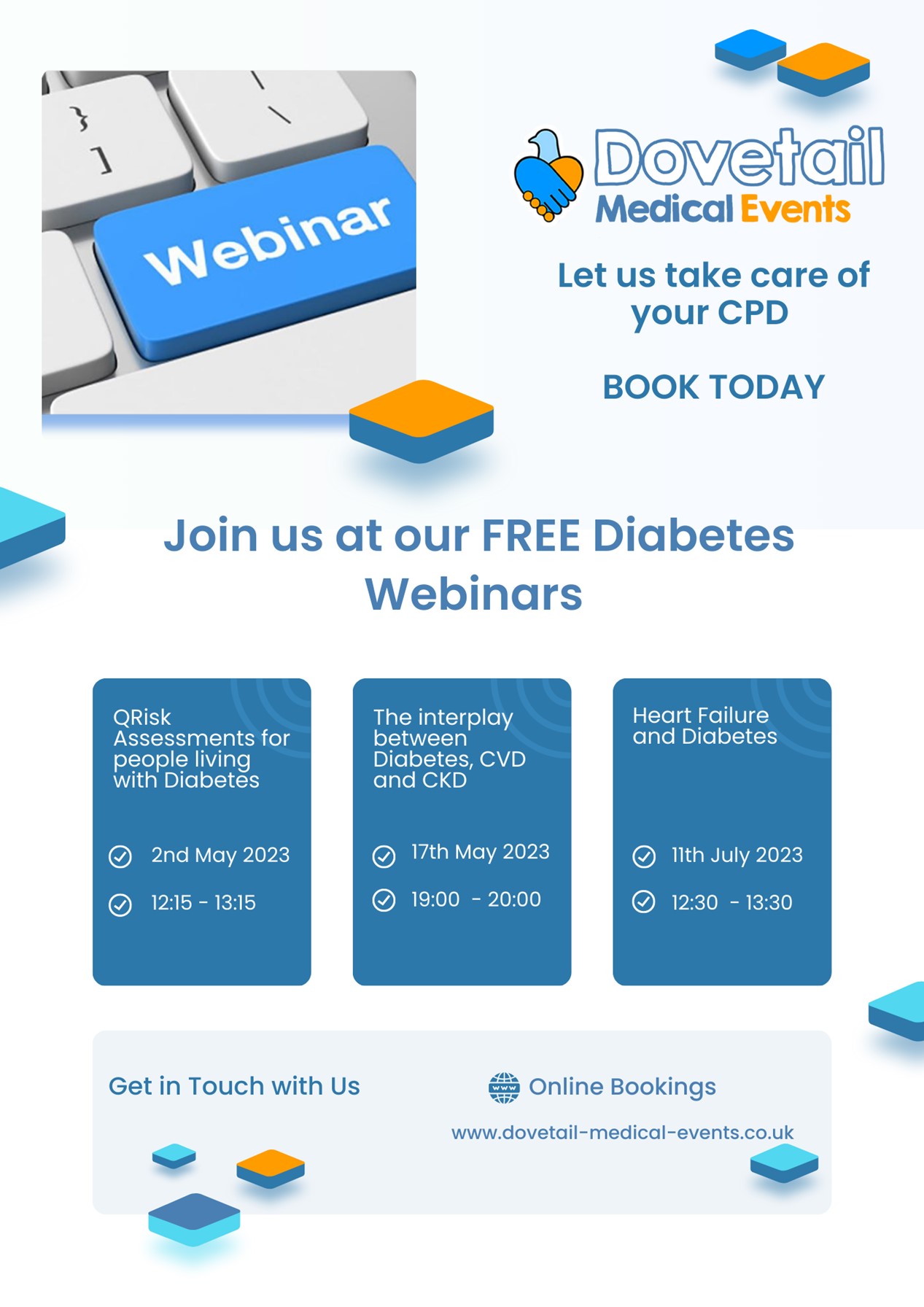 Diabetes Webinar Dovetail May and July