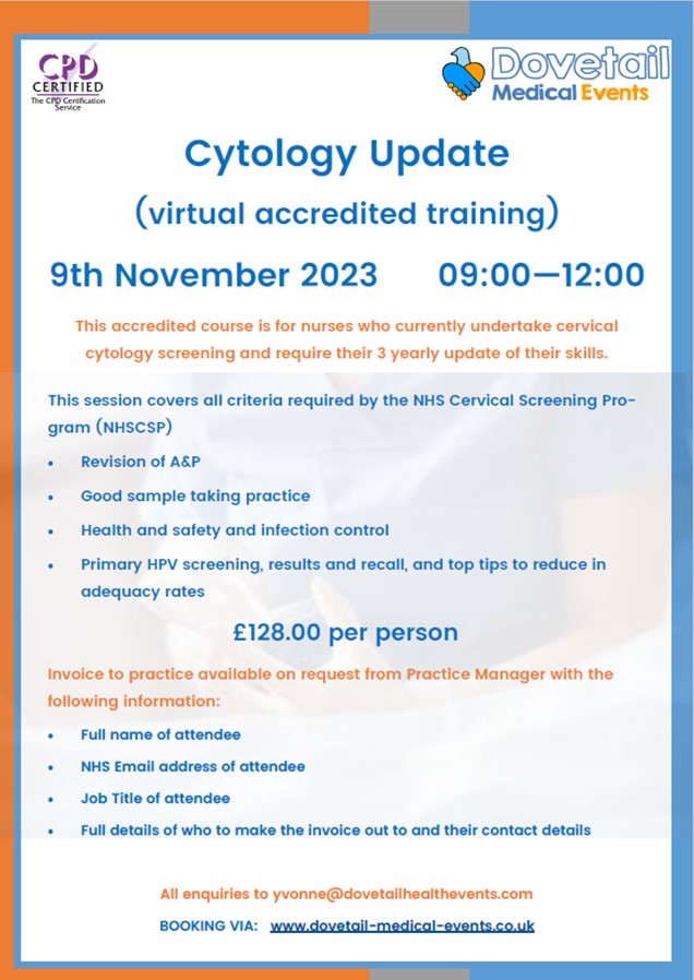 Dovetail Cytology Update 9.11.23