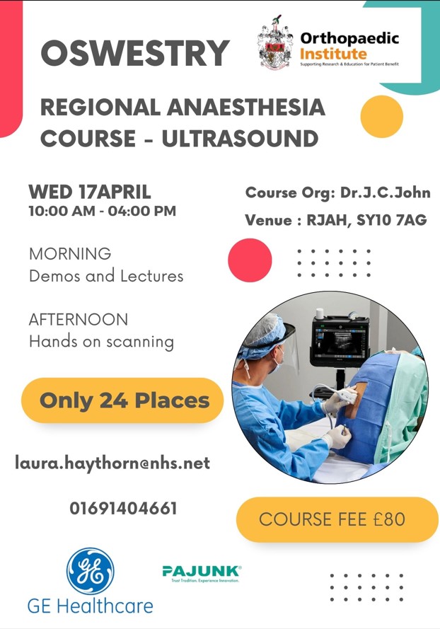 Regional Anaesthesia Course 17.04.24