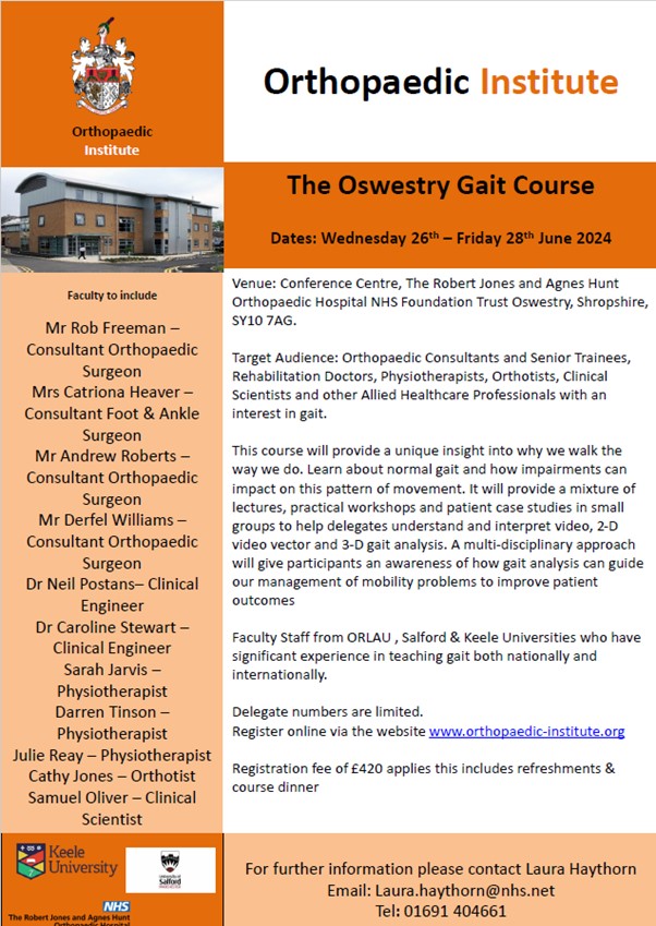 The Oswestry Gait Course